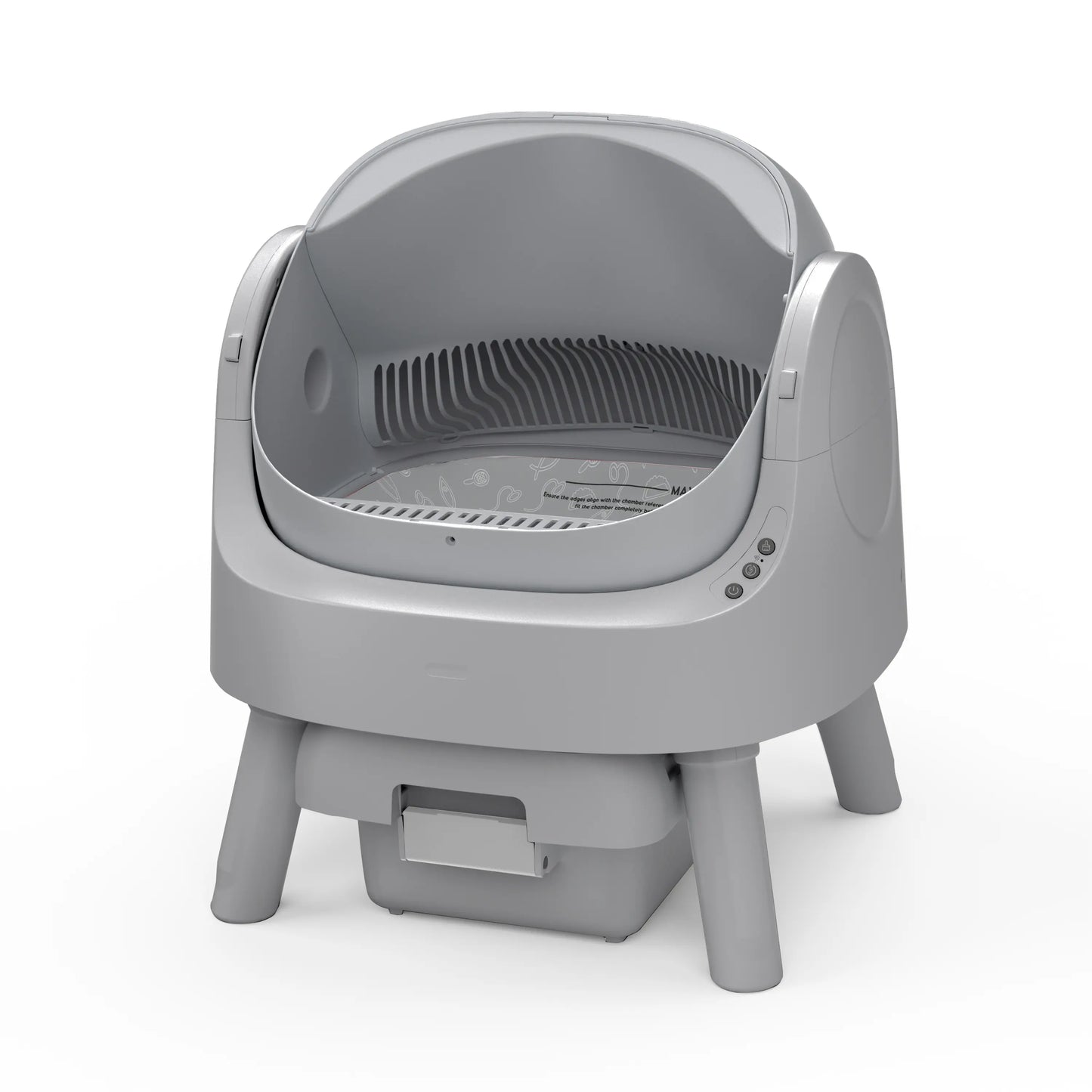 Petpivot Autoscooper 11 Open-Top Automatic Self-Cleaning Cat Litter Box with Bonus 60 Waste Bags (80 Total) - Limited-Time Offer Until July 2
