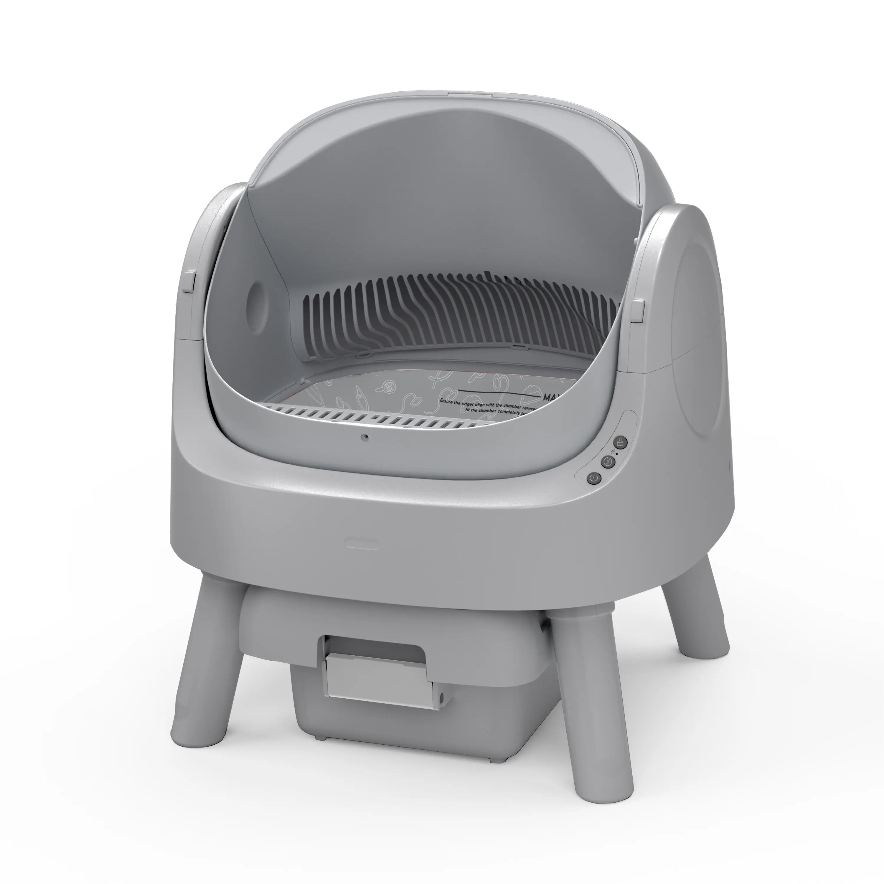 Petpivot Autoscooper 11 Open-Top Automatic Self-Cleaning Cat Litter Box with Bonus 60 Waste Bags (80 Total) - Limited-Time Offer Until July 2