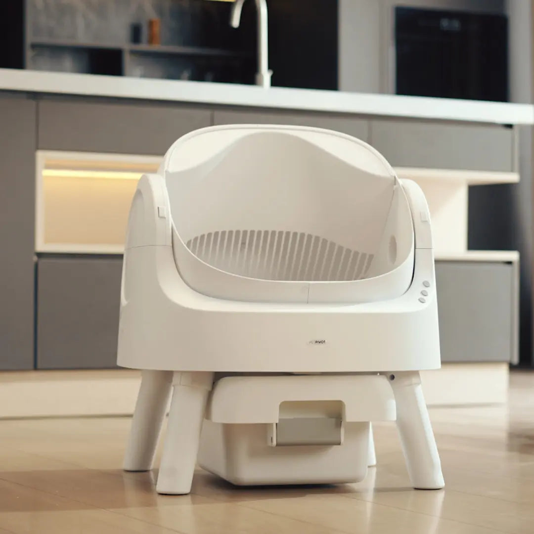 Petpivot Autoscooper 11 Open-Top Automatic Self-Cleaning Cat Litter Box with Bonus 60 Waste Bags (80 Total) - Limited-Time Offer Until July 2