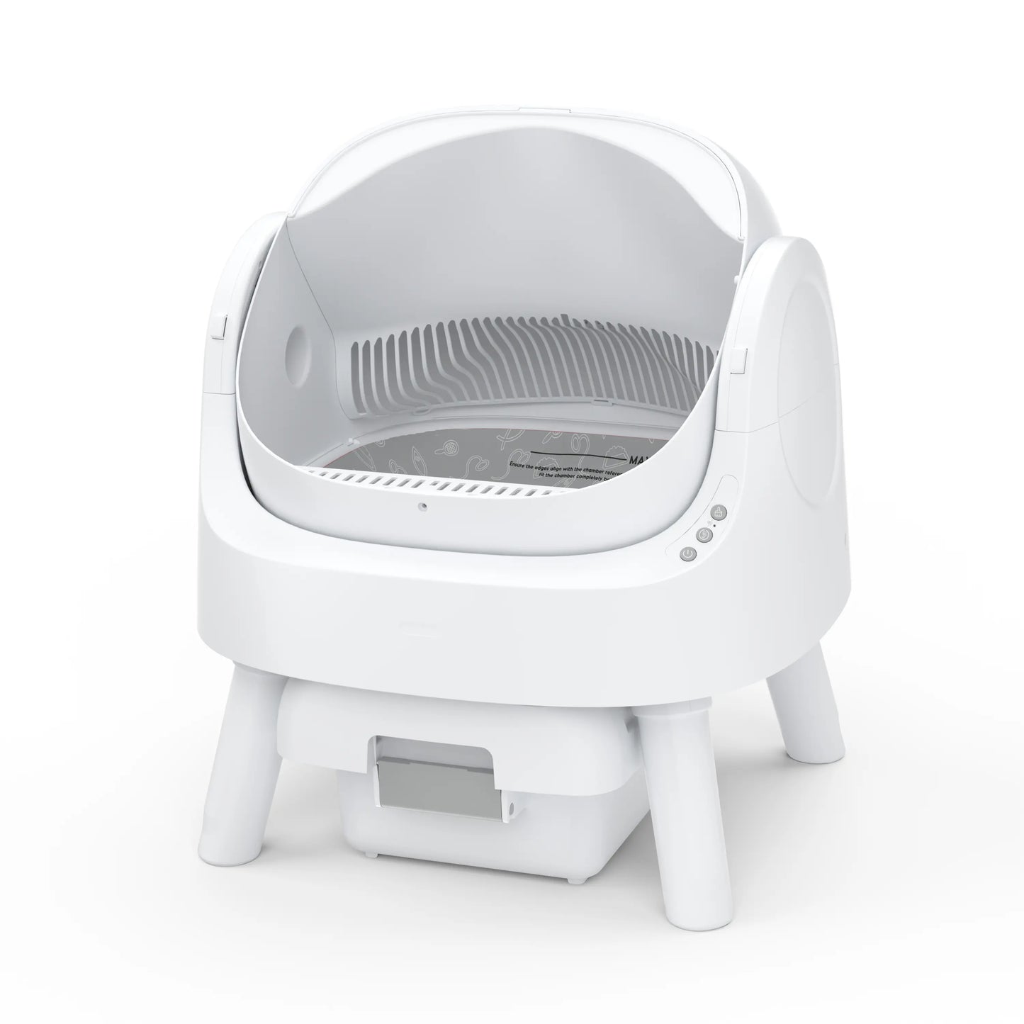 Petpivot Autoscooper 11 Open-Top Automatic Self-Cleaning Cat Litter Box with Bonus 60 Waste Bags (80 Total) - Limited-Time Offer Until July 2