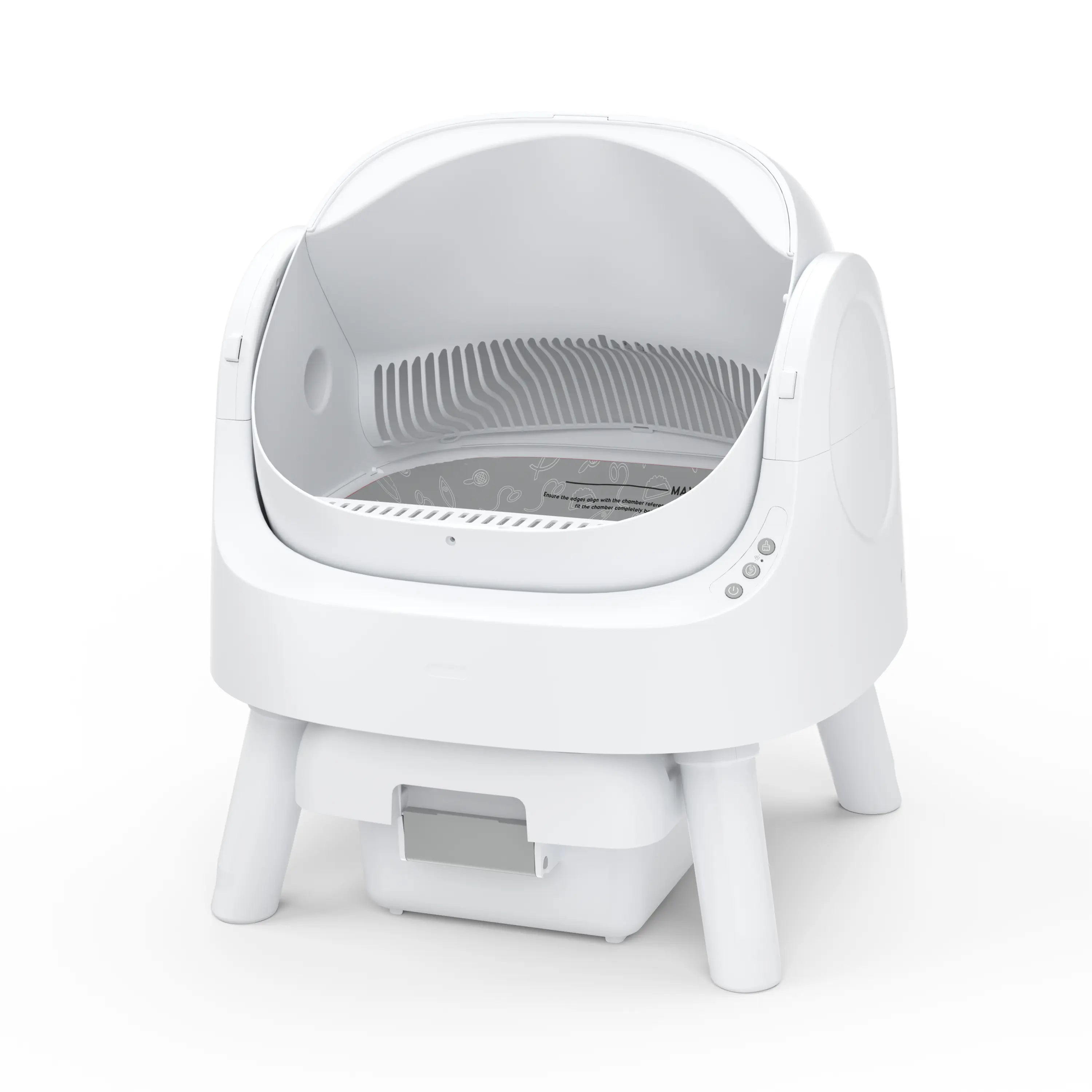 Petpivot Autoscooper 11 Open-Top Automatic Self-Cleaning Cat Litter Box with Bonus 60 Waste Bags (80 Total) - Limited-Time Offer Until July 2