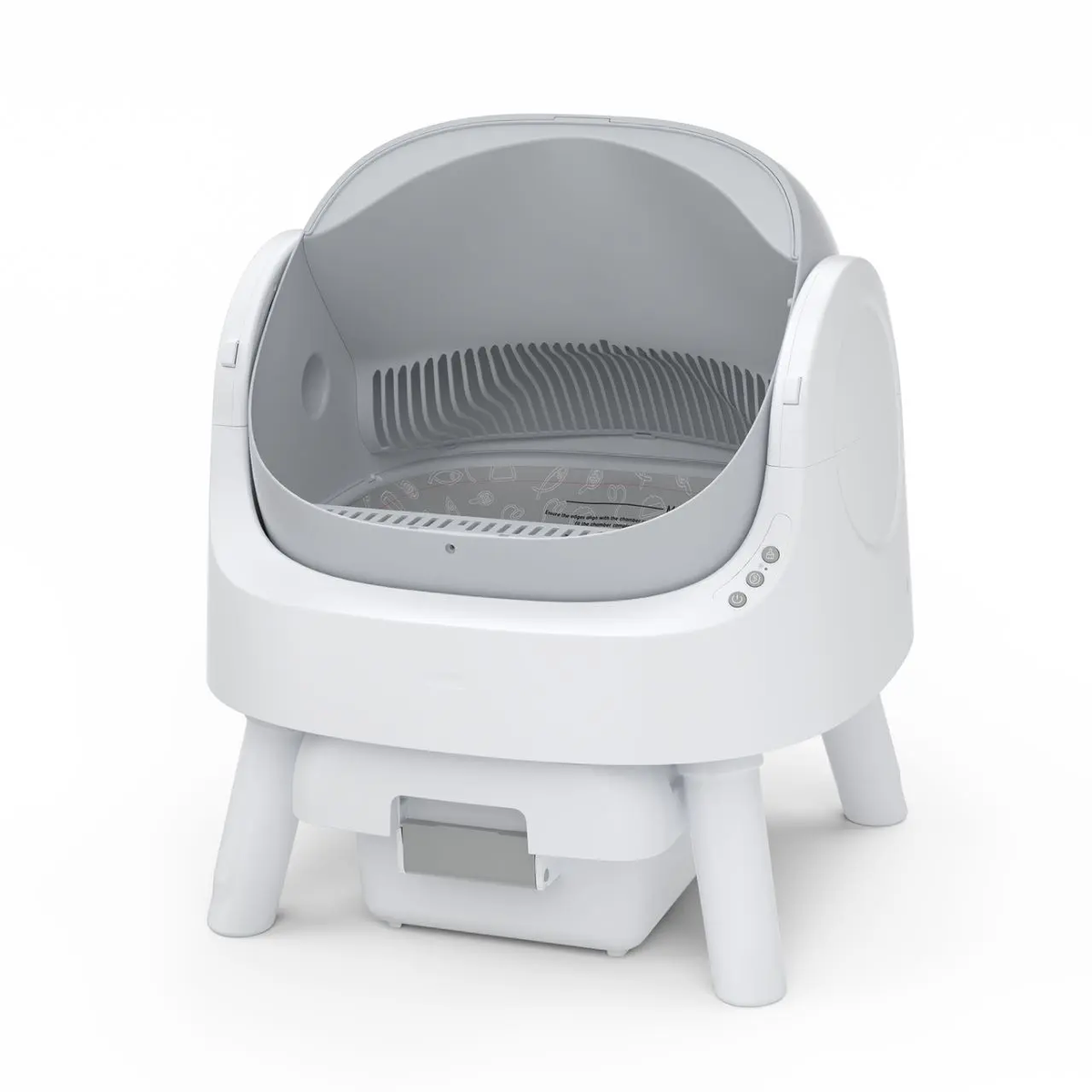 Petpivot Autoscooper 11 Open-Top Automatic Self-Cleaning Cat Litter Box with Bonus 60 Waste Bags (80 Total) - Limited-Time Offer Until July 2