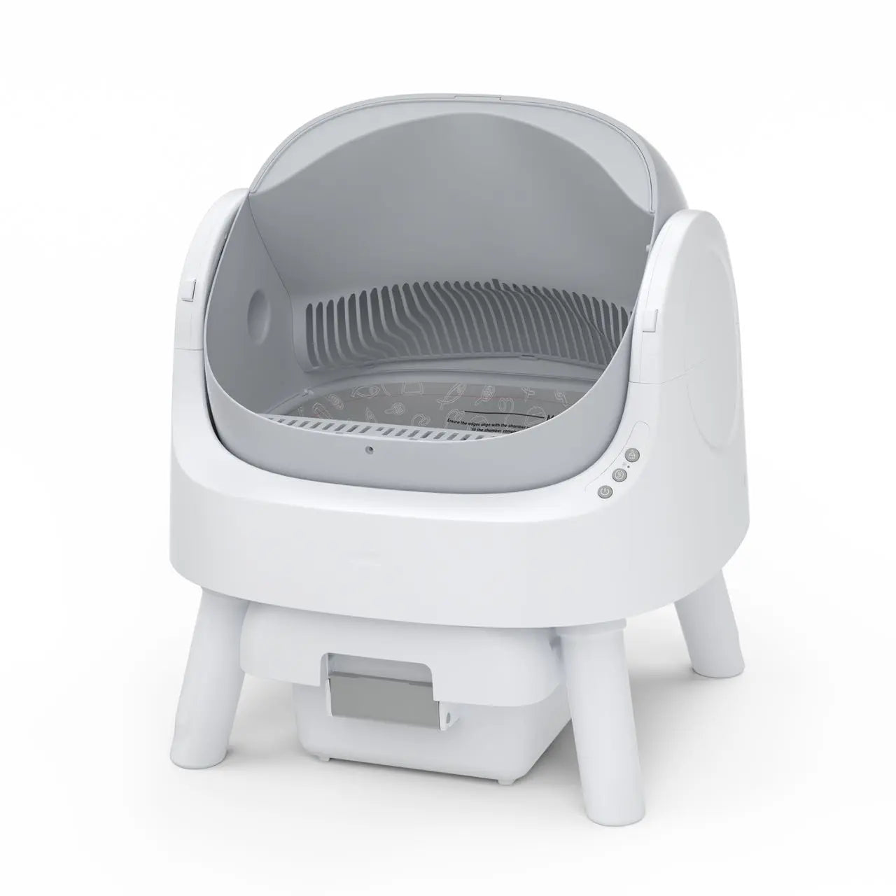 Petpivot Autoscooper 11 Open-Top Automatic Self-Cleaning Cat Litter Box with Bonus 60 Waste Bags (80 Total) - Limited-Time Offer Until July 2